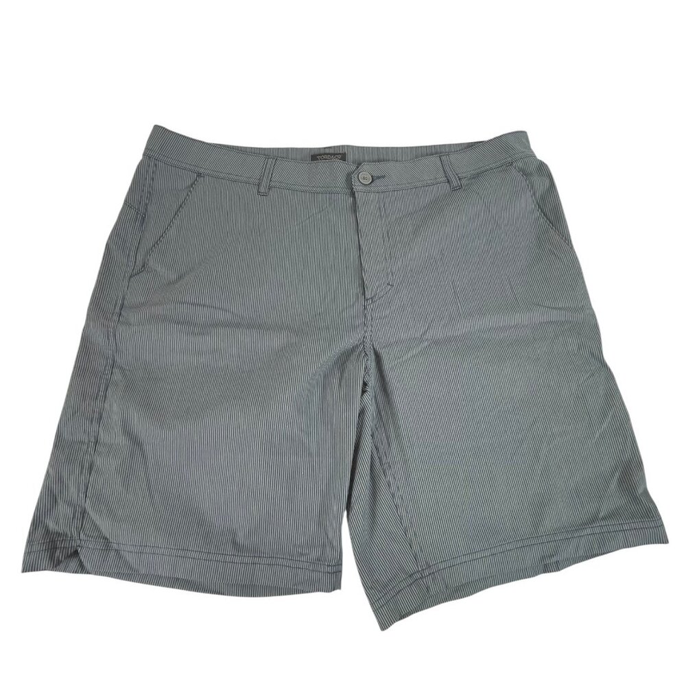 Toad & Co Walk Like Shorts Mens 38 Blue‎ Stripe Organic Cotton